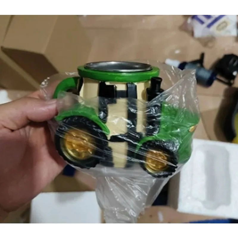 Farming Agriculture Stocks - ヴィンテージグリーン トラクター農機具をテーマにしたマグカップ レトロ農業デザイン コーヒーマグ 農家や農業愛好家向け