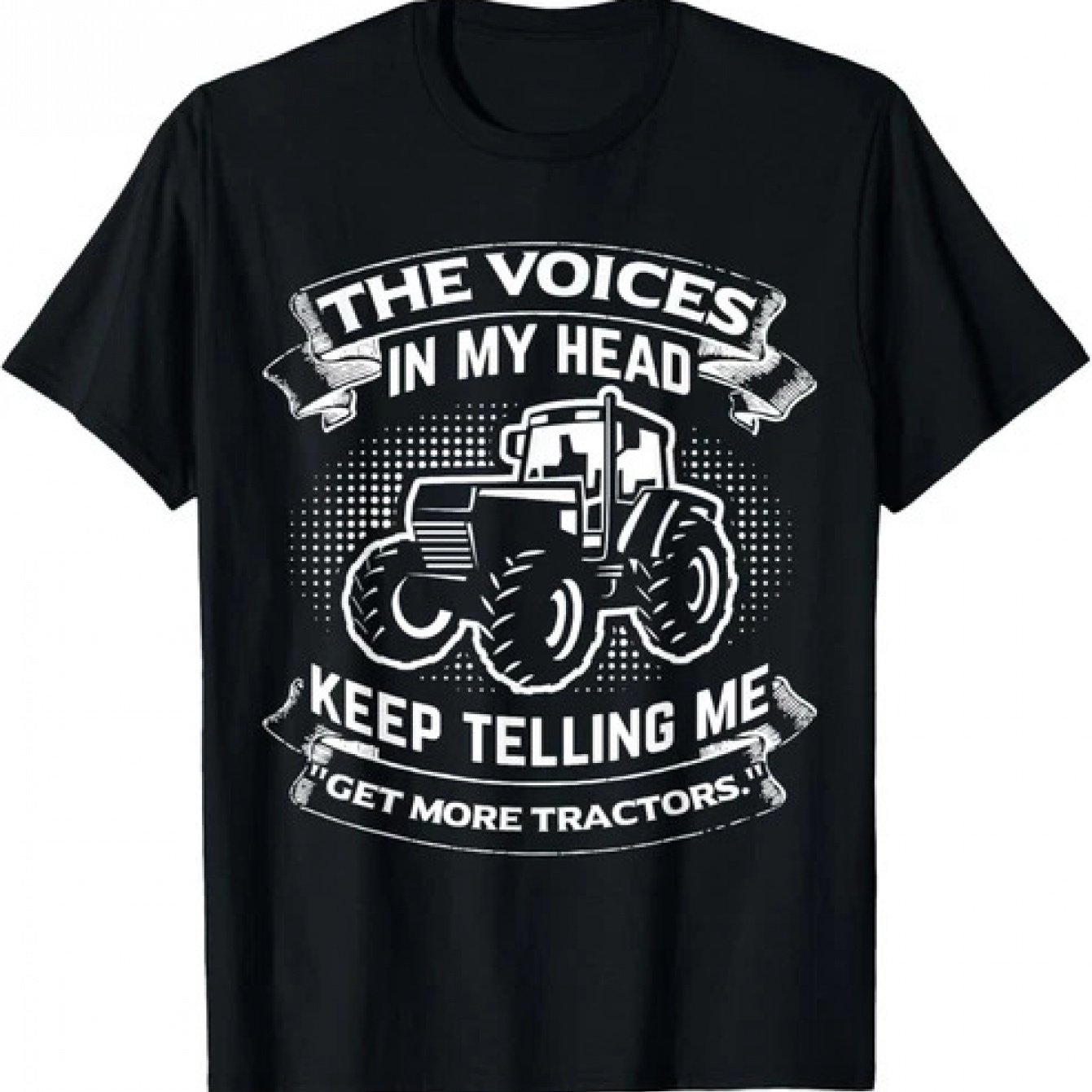 Agriculture.Farming Design - 面白い「Get More Tractors」ファーマーTシャツ 農業ユーモア トラクター運転デザイン付き ルーズフィット