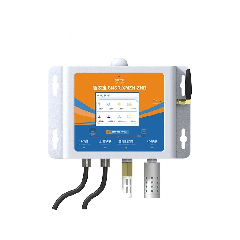 Precision Farming Smart Agriculture - スマート農業環境センサーによる精密農業 - 土壌の水分、温度、pH、EC、湿度をリアルタイムで監視