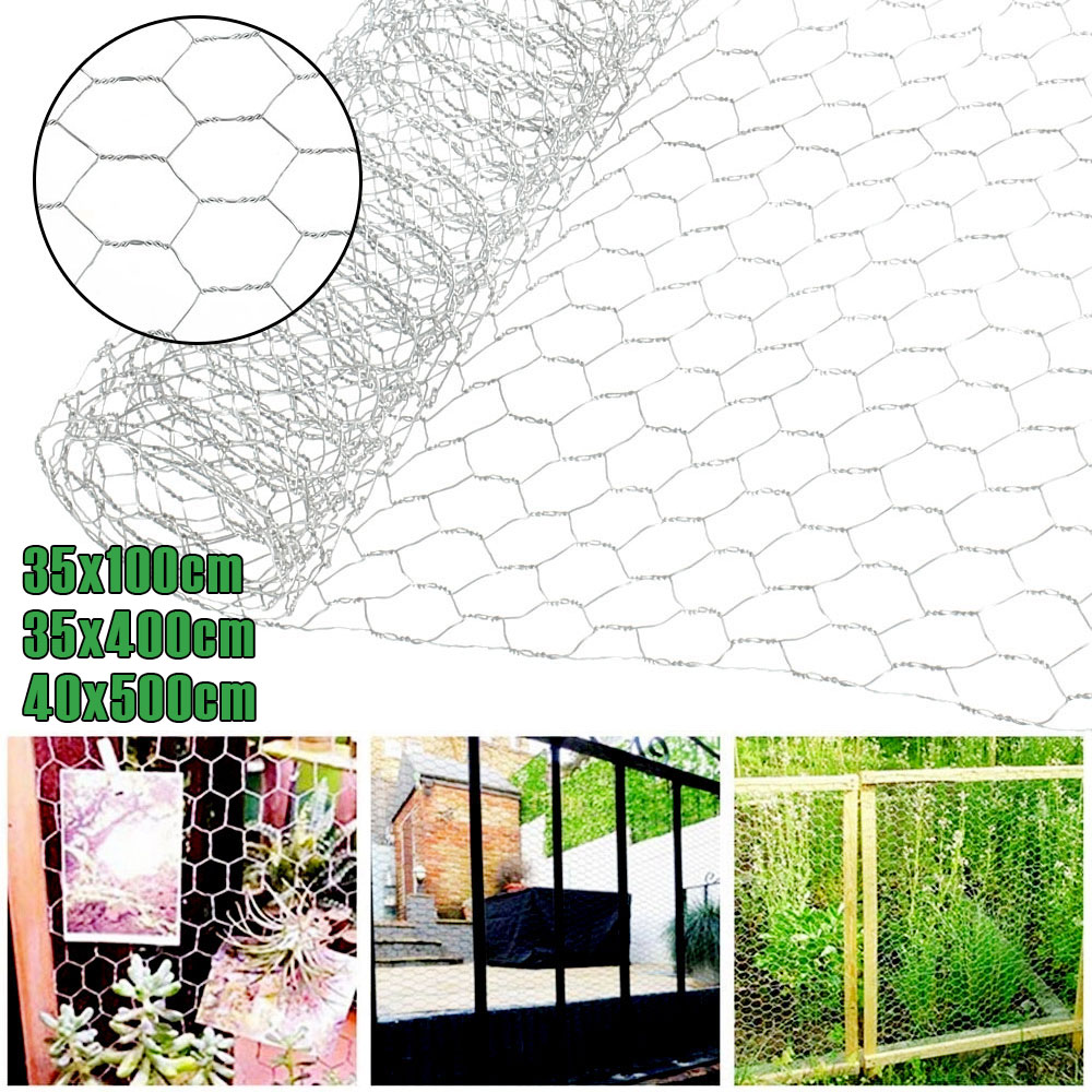 Rabbit Cage Wire - 六角形の金属線ネット,鶏肉,ウサギ,家禽フェンス,作物保護ネット,亜鉛メッキメッシュ,庭の付属品