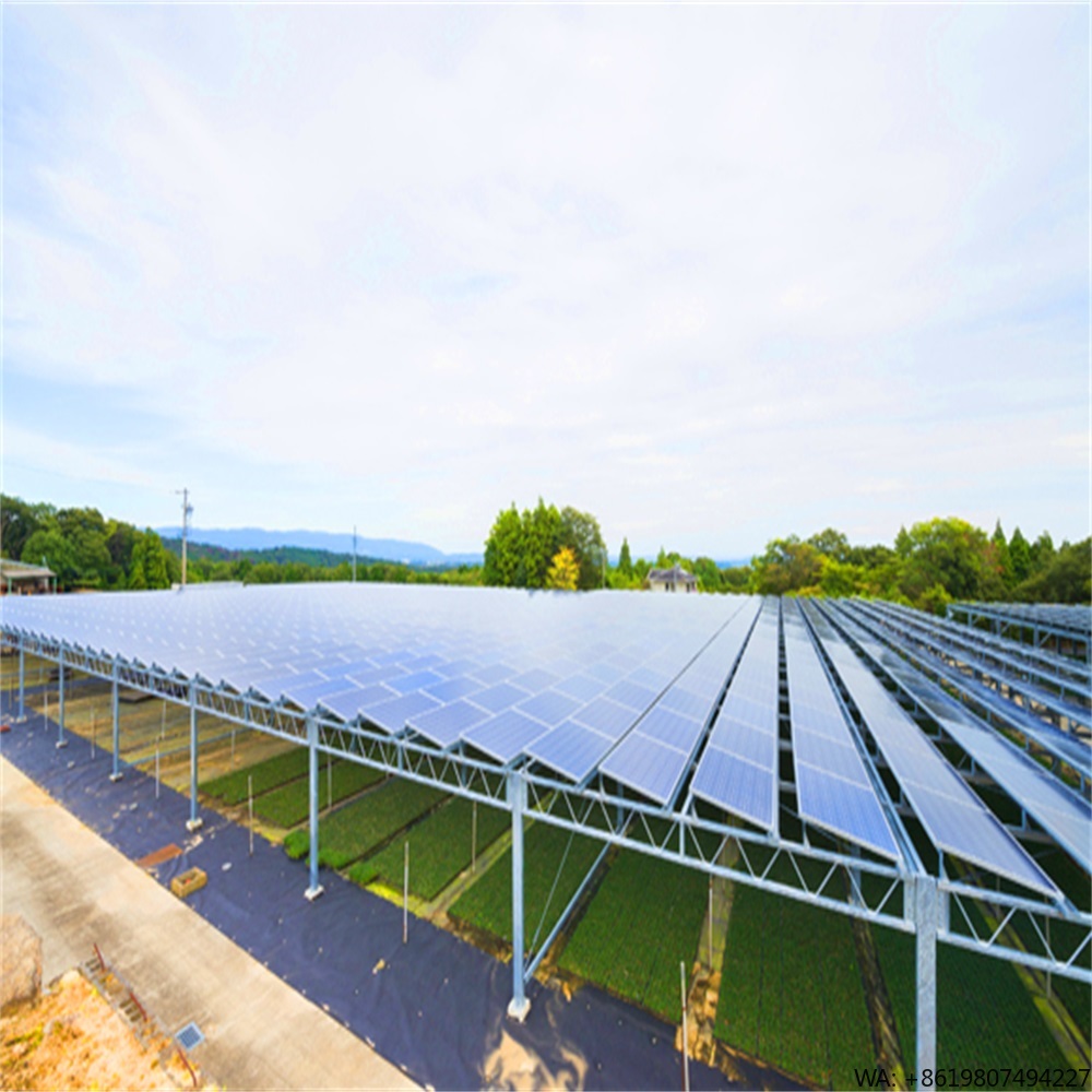 Agriculture.Farming Design - 商業用太陽光発電所設計農業用エネルギーシステム設置ブラケット溶融亜鉛メッキ
