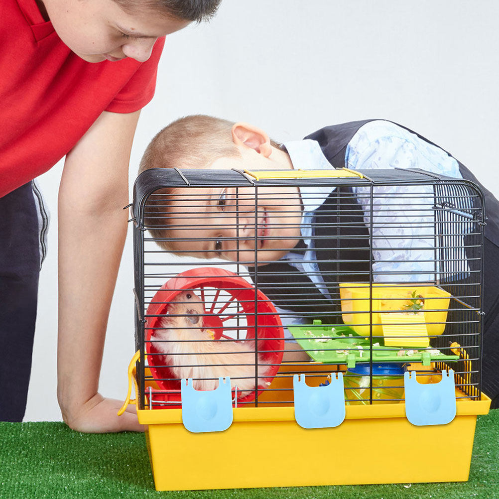 Rabbit Cage Wire - 10個入りケージ固定バックル プラスチック製ワイヤークレートクリップ ウサギ ハムスター フェレット 鳥かご