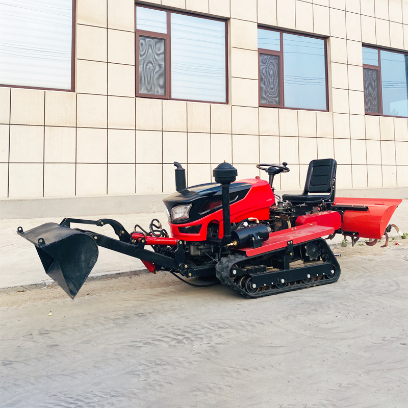 Agriculture.Farming Design - 乗用設計のカスタマイズ農業用耕耘機、小型クローラーロータリーティラー、掘削機バケット対応