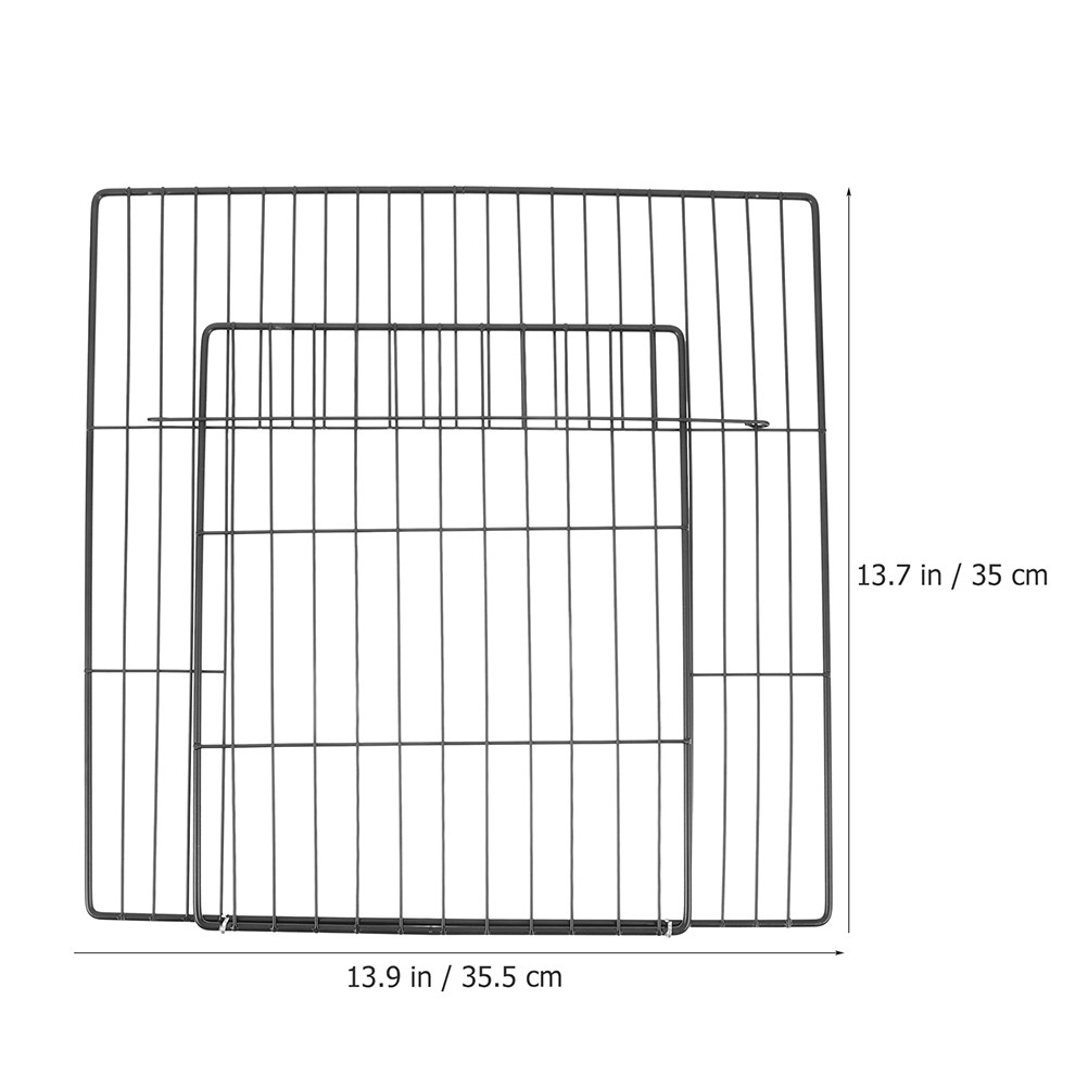 2個入り 厚手の金属製ワイヤーケージドアパネル 猫、犬、ウサ - Rabbit Cage Wire のレビューと価格