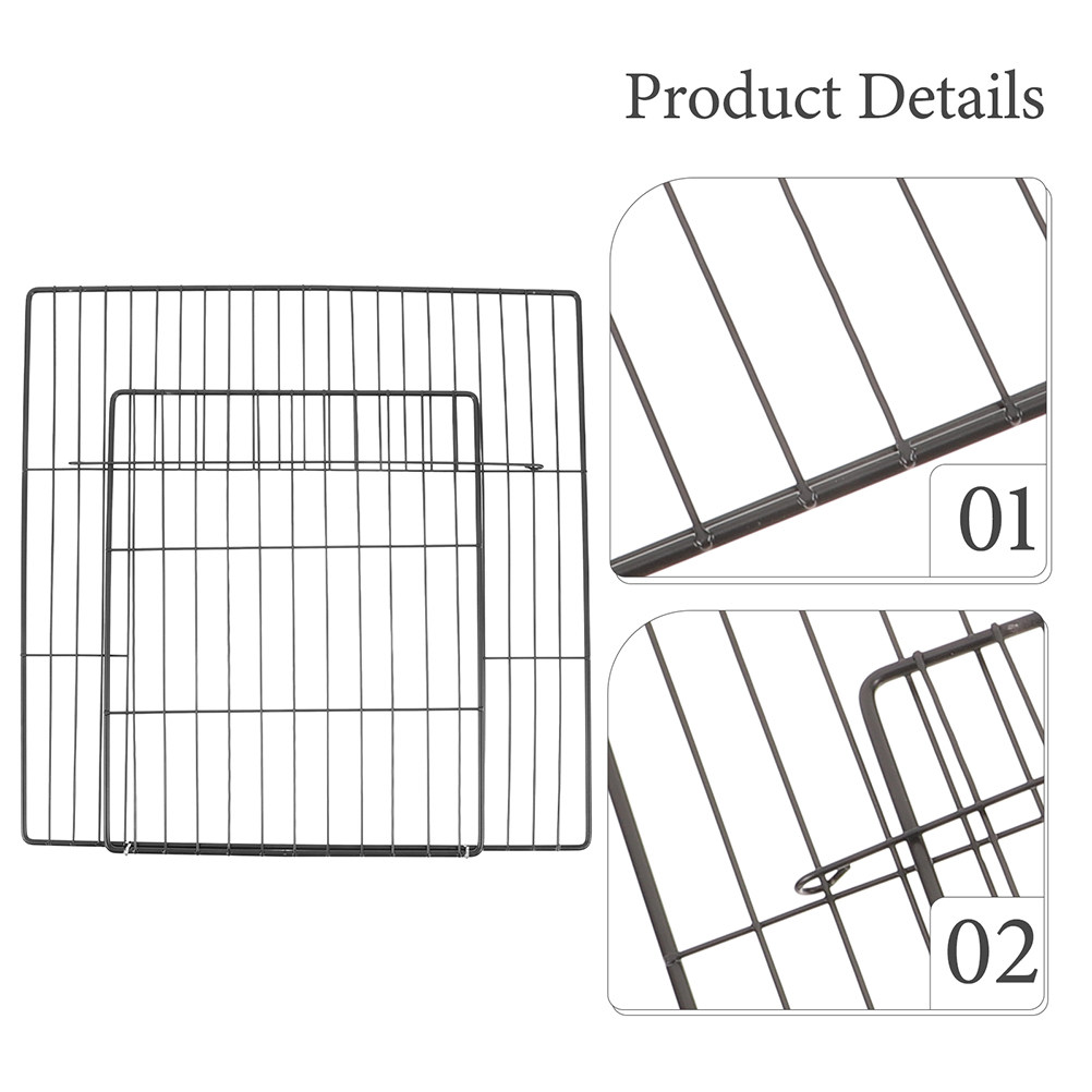 2個入り 厚手の金属製ワイヤーケージドアパネル 猫、犬、ウサ - Rabbit Cage Wire のレビューと価格