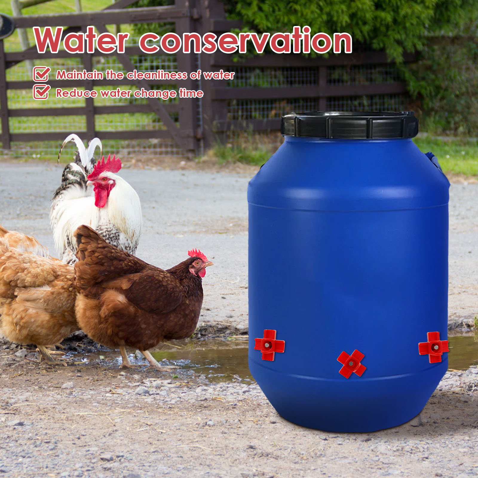 30 個鶏給水器乳首酒飲み家禽動物自動水ウズラハト鳥屋外農業 - Chicken Nipple Drinker のレビューと価格