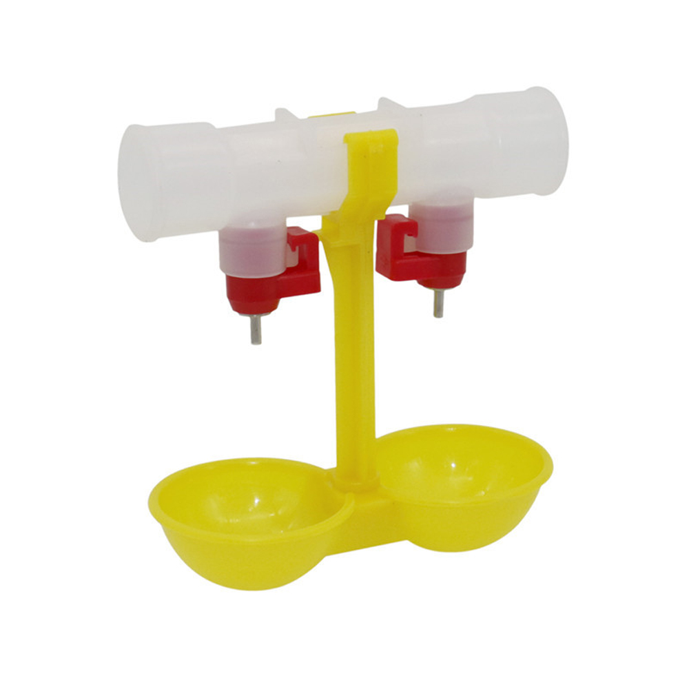 鶏給水器ダブルニップルドリンカー口飲料吊りカップ鶏の餌箱農業 - Chicken Nipple Drinker のレビューと価格