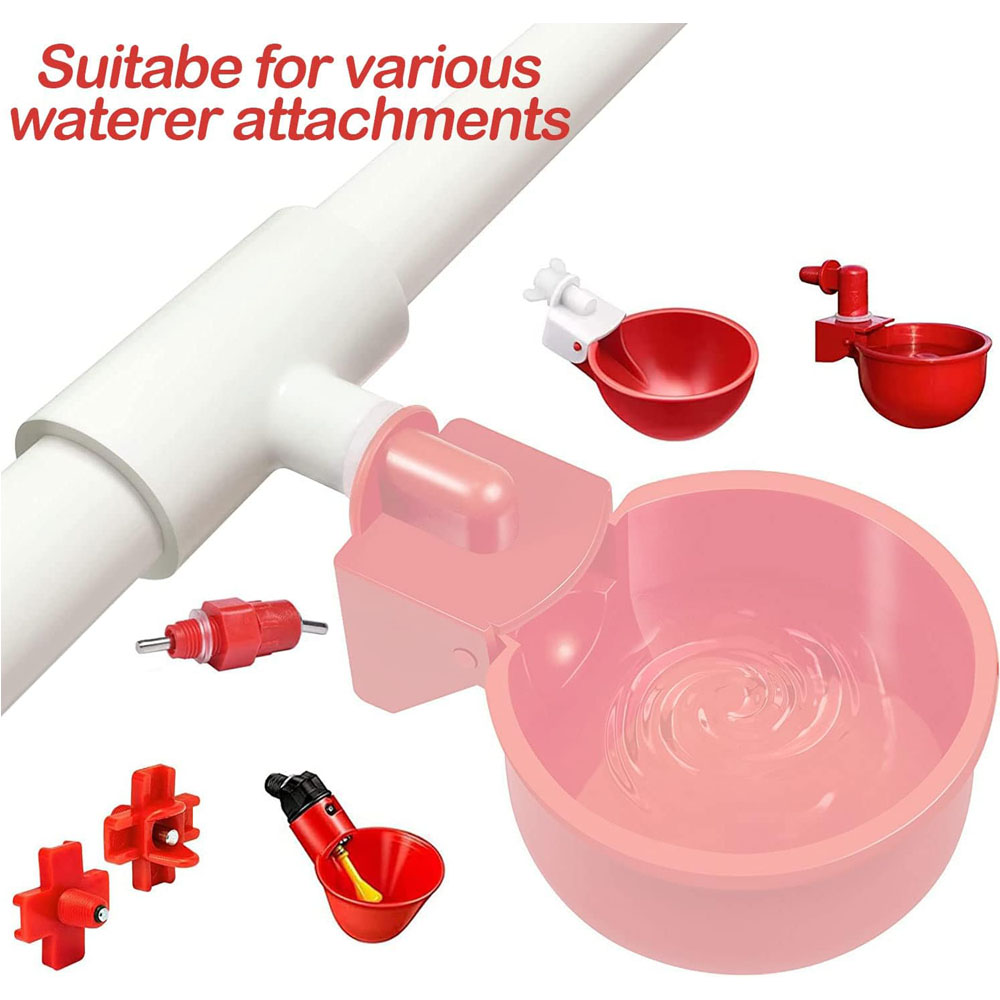 鶏用水飲み器用PVCティーフィッティング、ネジ式家禽ニップル - Chicken Nipple Drinker のレビューと価格