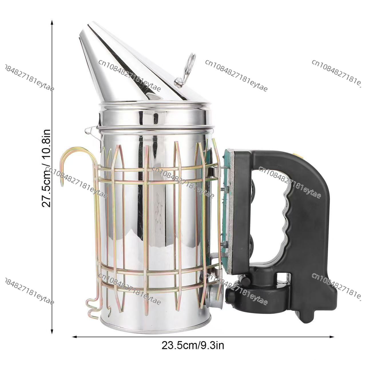ステンレス製電気式養蜂用燻煙器、黒色ハンドル、尖ったノズル付 - Bee Smoker Tool のレビューと価格
