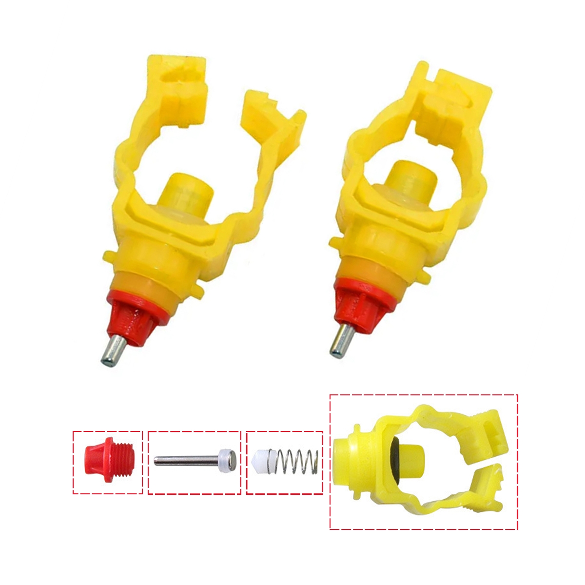 20mm 25mm クランプ式 家禽用乳首 飲水給餌器 36 - Chicken Nipple Drinker のレビューと価格