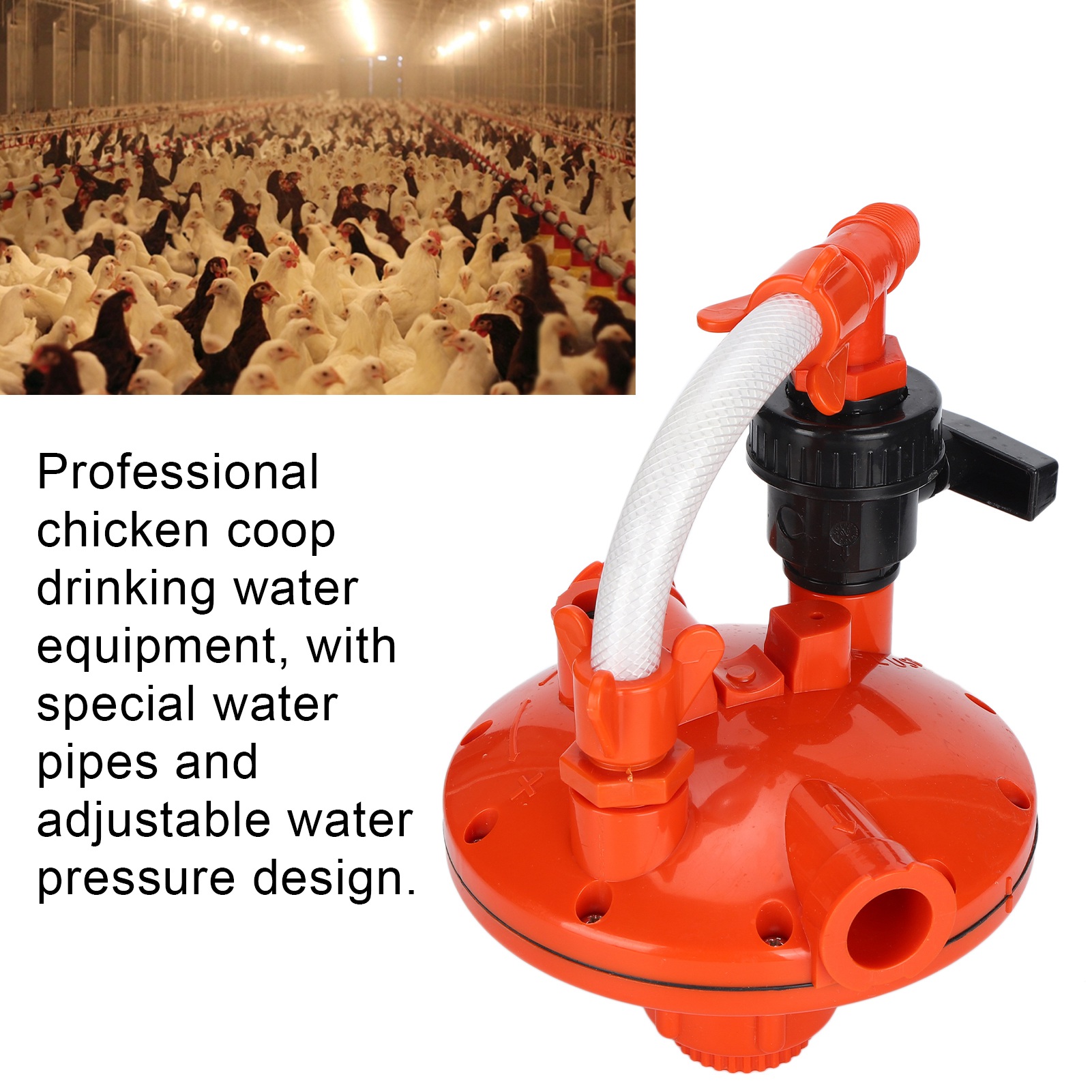 養鶏場用給水圧力調整器（鶏の飲水用） - Chicken Nipple Drinker のレビューと価格