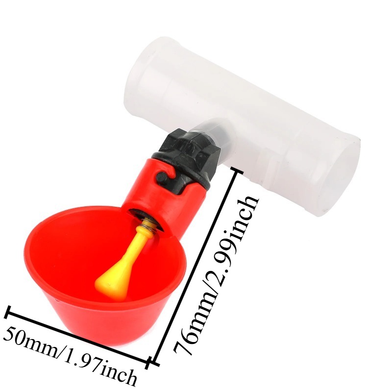 4個入り自動鶏ウズラ用給水器、鳥用ウォーターカップ、黄色ニッ - Chicken Nipple Drinker のレビューと価格