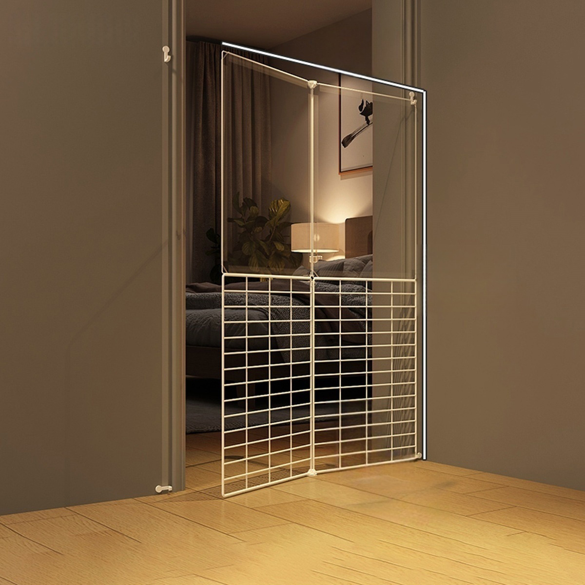 家庭用猫よけドアバリア、屋内猫よけ装置、フェンスバリア、猫隔 - Rabbit Cage Wire のレビューと価格