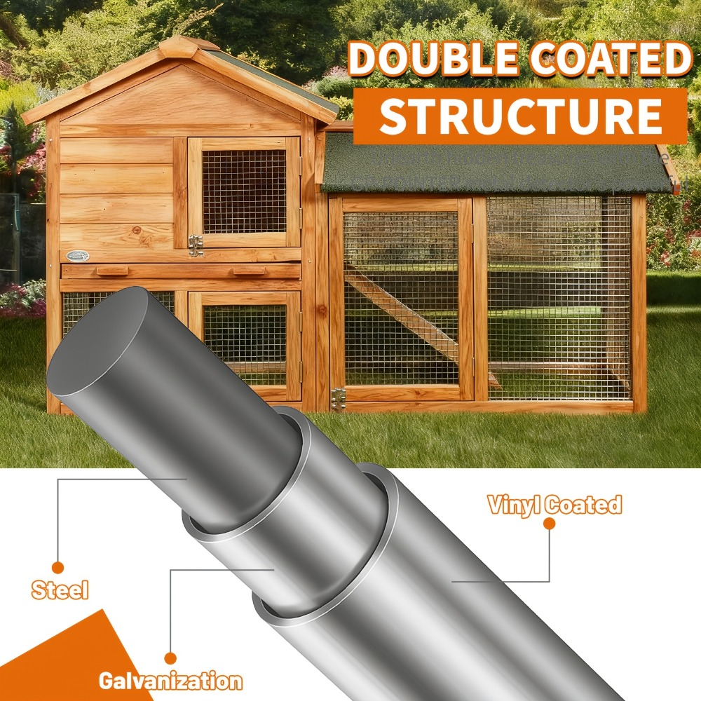 二重層溶融亜鉛メッキワイヤーメッシュロール |   金属製金 - Rabbit Cage Wire のレビューと価格