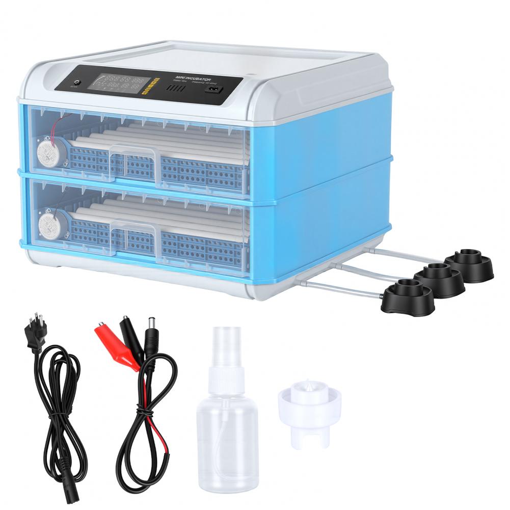 120個の卵を収容できる大型自動転卵・温度制御機能付きスマー - Quail Egg Incubator のレビューと価格