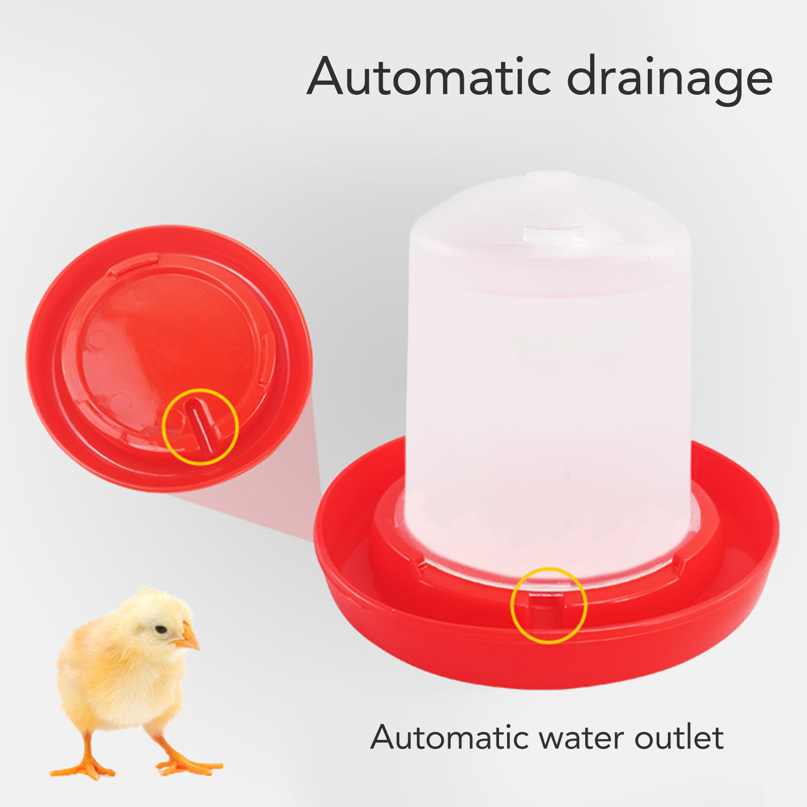 ひよこ用給餌器と給水器キット、回転式スリーブデザイン、自動給 - Chicken Nipple Drinker のレビューと価格